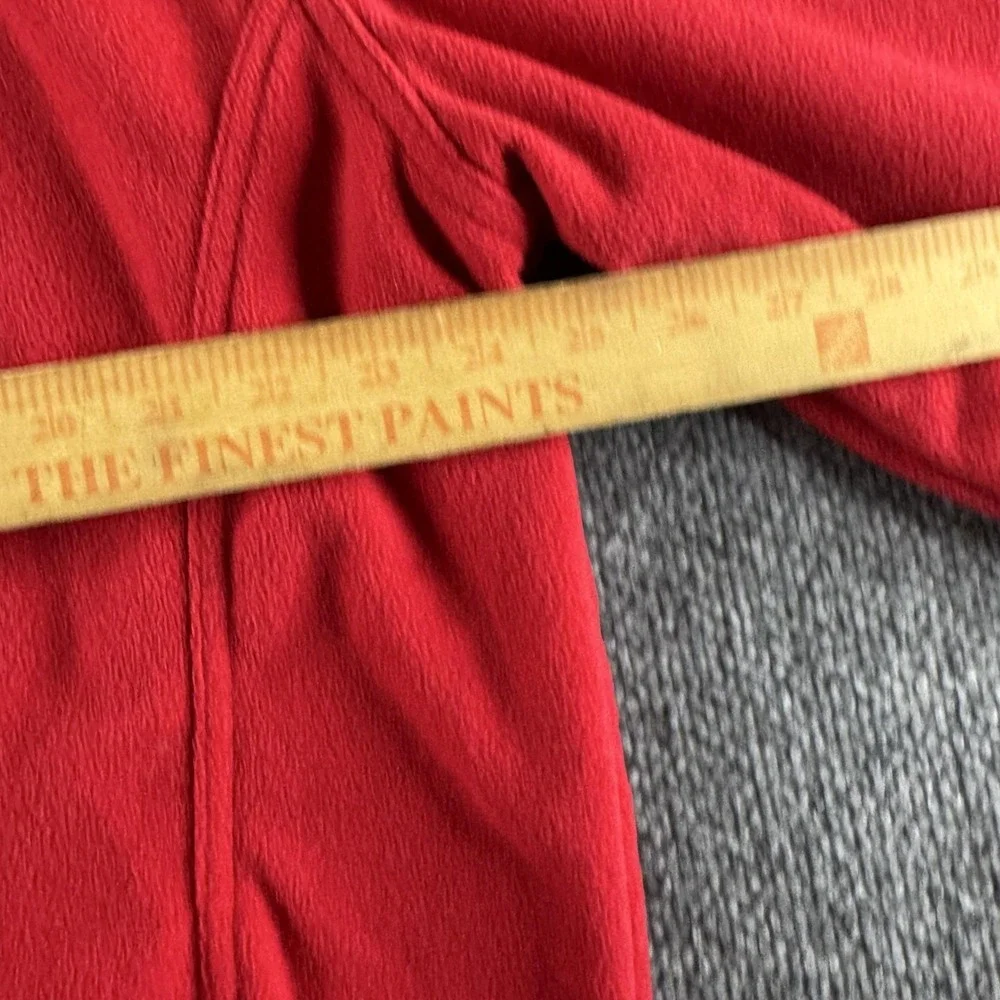 Oobe Chick-fil-A Jacket Mens XL Red Fleece Full Zip Team Style Workwear Uniform